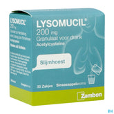Lysomucil 200 Gran Sach 30 X 200mg